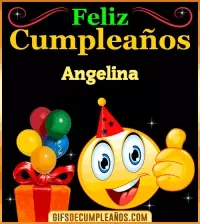 Gif de Feliz Cumpleaños Angelina